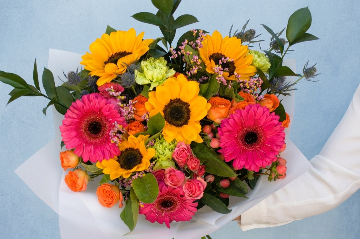 Gerberas Coloridas