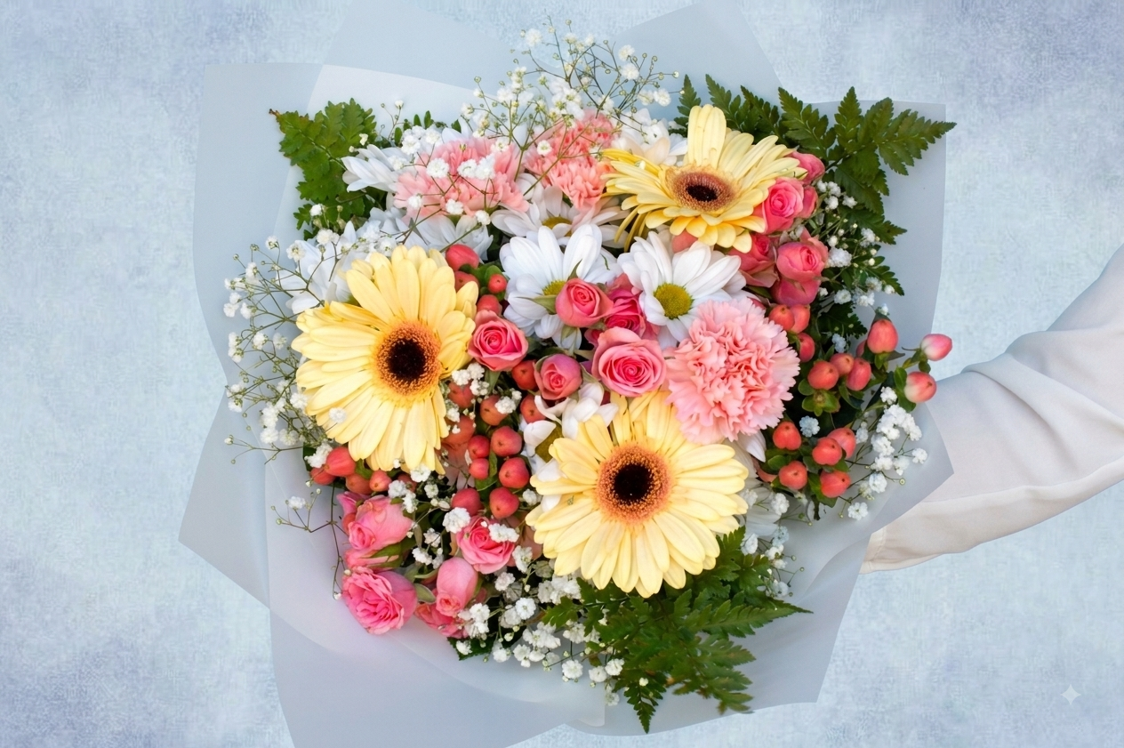 Gerberas pastel